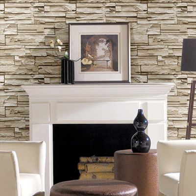 Papel de Parede Modern Rustic 121501 Vinílico - Rolo: 10m x 0,52m