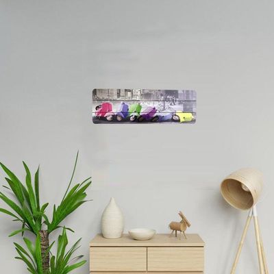 Quadro Decorativo Mdf Motos 20x60cm