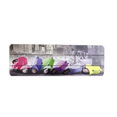 Quadro Decorativo Mdf Motos 20x60cm