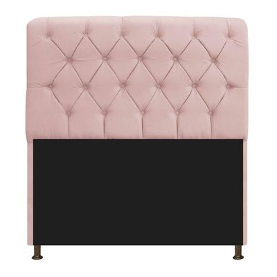 Kit Cabeceira Lady Recamier Félix 90cm Solteiro Rosê