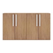 Aparador Buffet 4 Portas Viena Rustic/branco