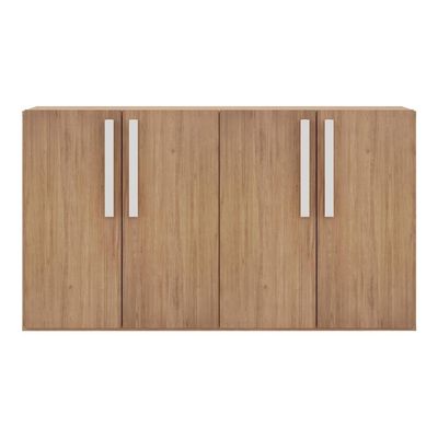 Aparador Buffet 4 Portas Viena Rustic/branco