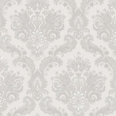 Papel de Parede Thema Damask Cinza 28821