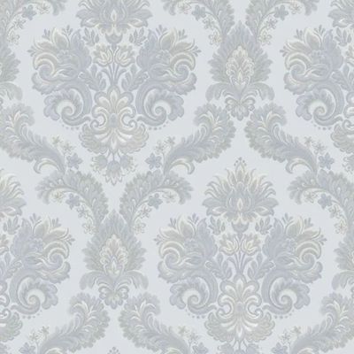 Papel de Parede Thema Damask Azul 28826