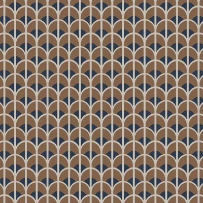 Papel de Parede Thema Geométrico Marrom 28869