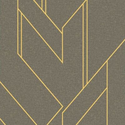 Papel de Parede Bobinex Essencial Geométrico Dourado 4300