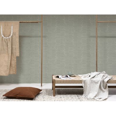Papel de Parede Inspire Geométrico Verde 220284