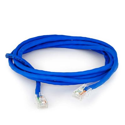 Cabo de Rede Cat5e Montado Azul - 55 Metros