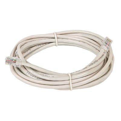 Cabo de Rede Cat5e Montado Branco - 3 Metros