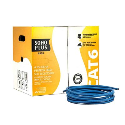 Cabo de Rede Cat6 Furukawa Sohoplus Azul - 85 Metros