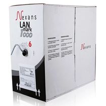 Cabo de Rede Nexans Cat6 Cinza - 20 Metros