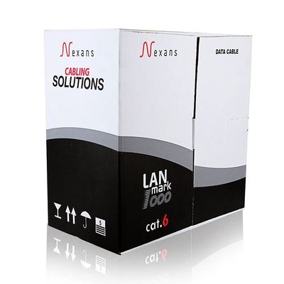 Cabo de Rede Nexans Cat6 Cinza - 95 Metros