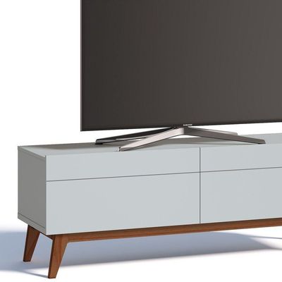 Rack Classic 146cm 2 Gavetas Branco Acetinado Imcal