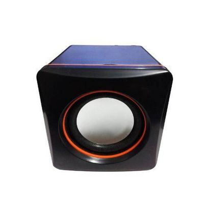 2 Caixinhas de Som Pc Notebook Mini Compacta Cor Preto Usb