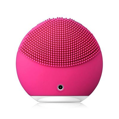 Esponja Elétrica Massageadora Para Limpeza Facial Rosa Shock