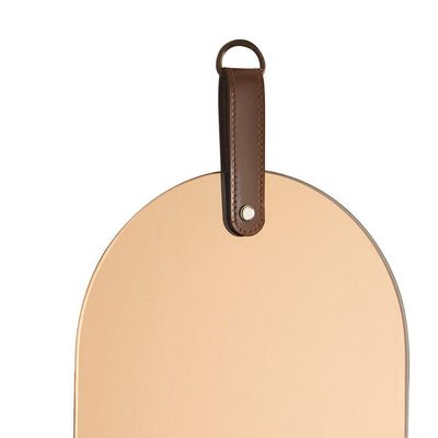 Espelho Elipse em Vidro Cobre 37x18 Cm D´rossi