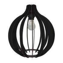 16497198344288 Lustre Pêndulo de Teto Luminária Pendente Preto