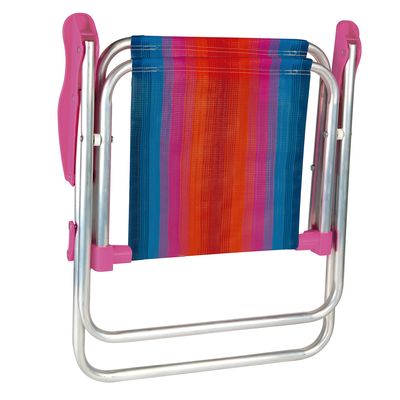 Cadeira Infantil Alta Alumínio Rosa