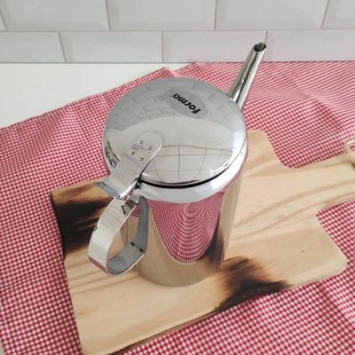 Bule Para Café Com Bico De Aço Inox Café Leiteira 1,2 Litros