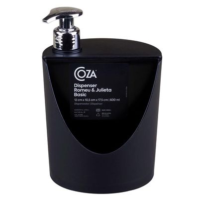 Dispenser para Cozinha Romeu & Julieta Coza Preto