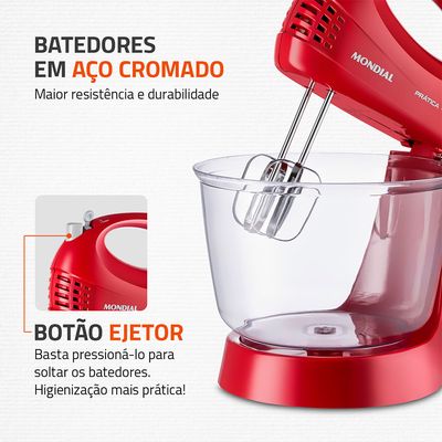 Batedeira Mondial Prática B-45-R 110V