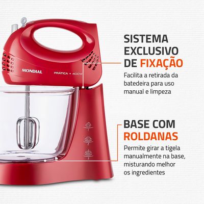 Batedeira Mondial Prática B-45-R 110V