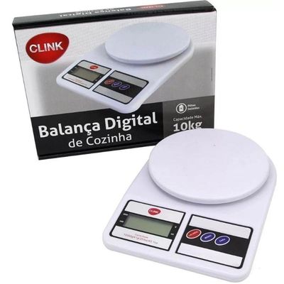 Balança Digital Cozinha Alta Precisão 1g Até 10kg Dieta E Nutrição
