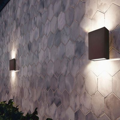 Arandela Germany Mince Led 4w Bivolt Preto 3000k Luz Amarela