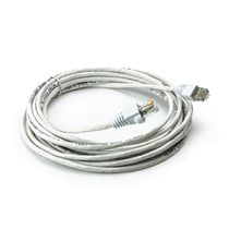 Cabo de Rede Nexans Cat5e Montado Branco - 1 Metro