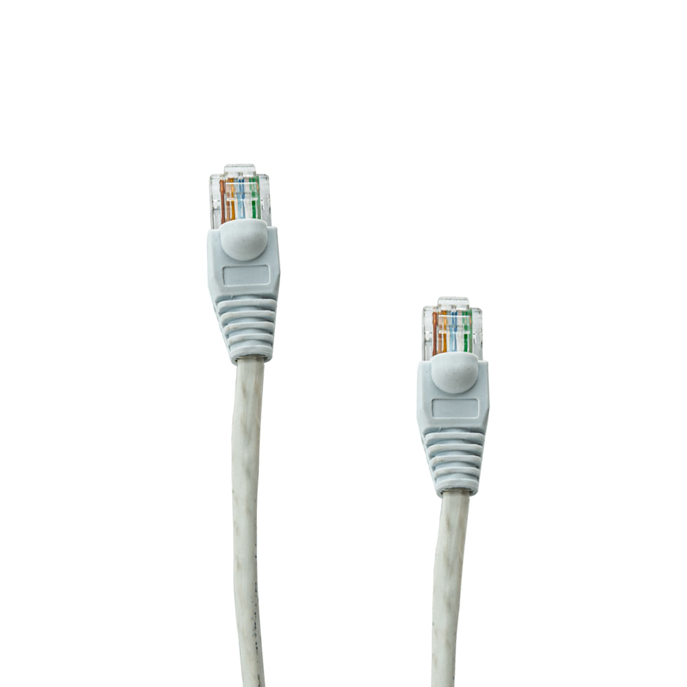 Cabo de Rede Nexans Cat5e Montado Branco - 15 Metros