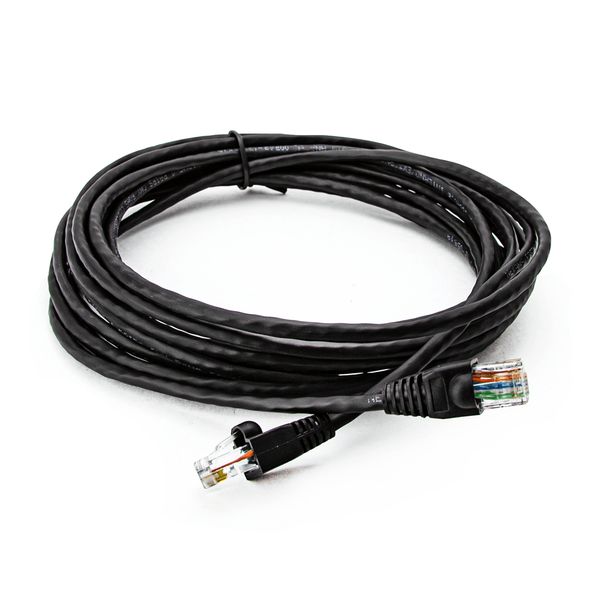 Cabo de Rede Nexans Cat5e Montado Preto - 40 Metros