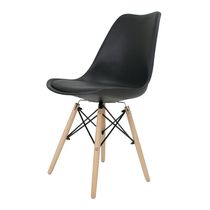 Conjunto de 4 Cadeiras Saarinen Empório Tiffany Preto