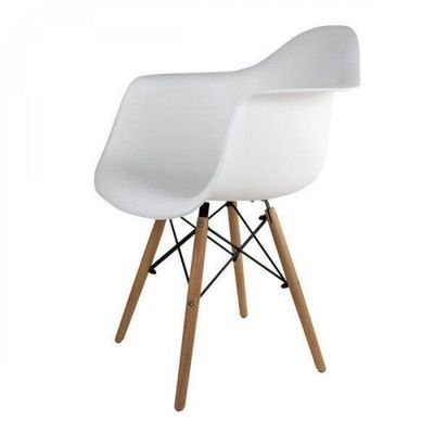 Cadeira com Braços Eames Empório Tiffany Branca