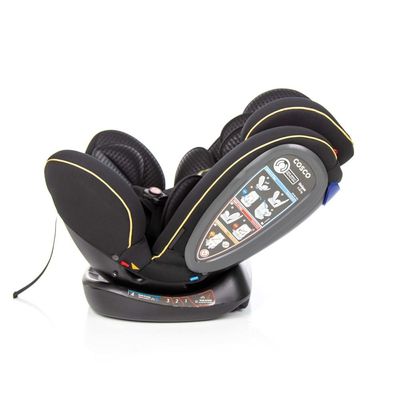 Cadeirinha Unique 0 a 36kg Cosco - Preto Ouro