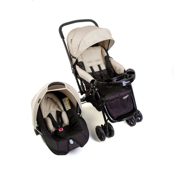 Travel System Reverse Cosco - Bege Rajado
