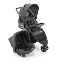 Travel System Jetty Duo Cosco - Preto Mescla