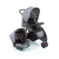 Travel System Jetty Duo Cosco - Cinza Mescla