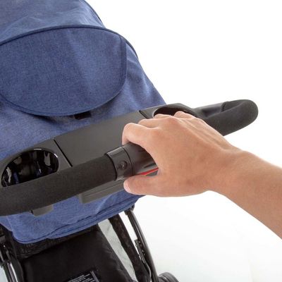 Travel System Moove 2.0 Duo Cosco - Azul mescla