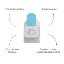 Furador de Bandeirinha 3 Tamanhos Corte 38 51 e 63mm
