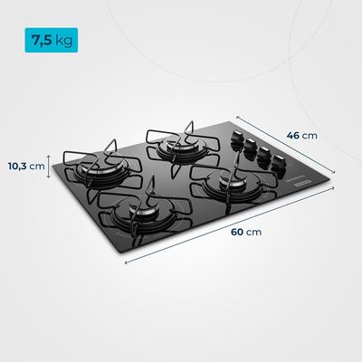 Cooktop a Gás 4 Bocas Mondial CTG-01 Bivolt