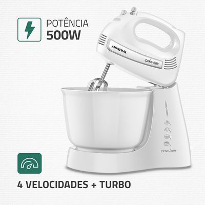 Batedeira Cake 500W Mondial B-50-W 220V