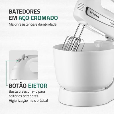 Batedeira Cake 500W Mondial B-50-W 220V