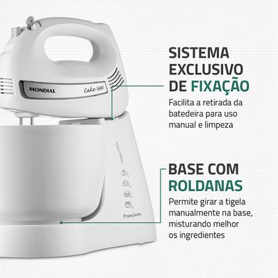 Batedeira Cake 500W Mondial B-50-W 220V