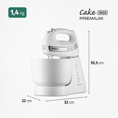 Batedeira Cake 500W Mondial B-50-W 220V