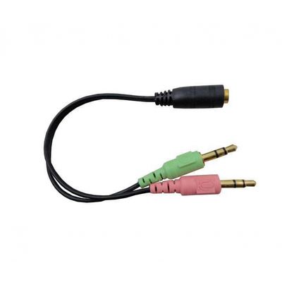 Cabo Adaptador Splitter Divisor De Fone E Microfone 2 P2