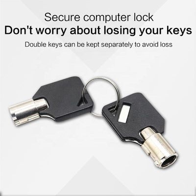 Cabo De Segurança Para Notebook E Monitor - Com Chave