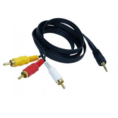 Cabo Aoweixun P2 X 3 Rca Macho 1 Metro 2739