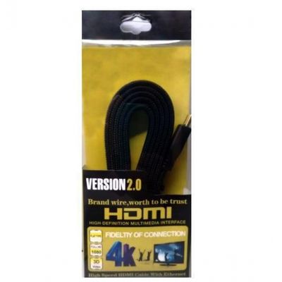 Cabo Hdmi 2.0 4K 2M Alta Performance Gold Premium