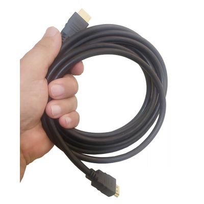 Cabo Hdmi 2.0 Hdtv 4K 5 Metros 19 Pinos Para Smart Tv