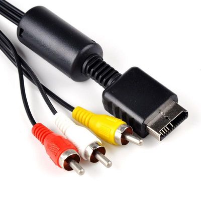 Cabo Av (Rca) Áudio E Vídeo Playstation 1 2 3 Ps1 Ps2 Ps3